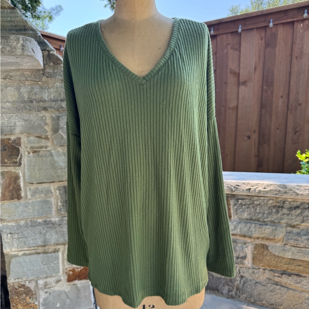 Time and Tru Women’s V-Neck Sweater